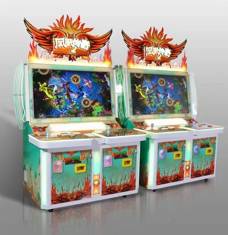 粤游文化审批机台 动漫游戏厅的娱乐新宠——平板立式4人打鸟凤凰游戏机